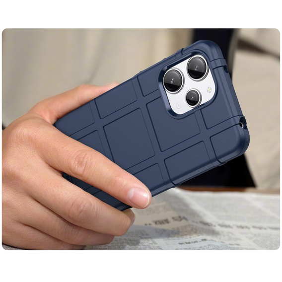 Case for Xiaomi Redmi 12 4G, Rugged Shield, blue