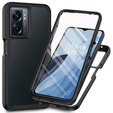 Case for Oppo A57s, Shockproof, with film, black