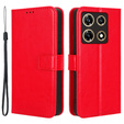 Flip case for Infinix Note 30 Pro 4G, Crazy Horse Wallet, red