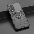 Case for Oppo A58 4G, Kickstand Ring, black