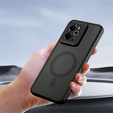 Case for Realme 14 5G / Realme 14T 5G, for MagSafe, ERBORD Matt Case, black + Screen Glass