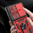 Case for Motorola Moto G86 5G, CamShield Slide, red