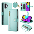 Flip case for iPhone 16 Plus, Wallet Zipper Pocket, green