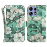 White || green