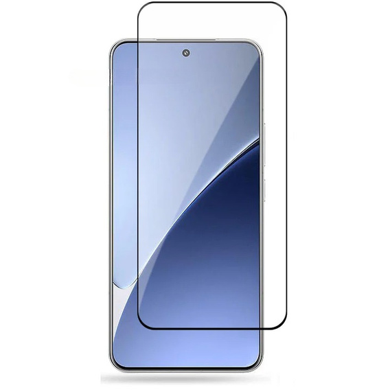 3D Tempered Glass for Xiaomi 15, black frame