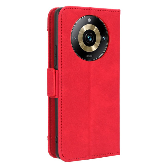 Flip case for Realme 11 Pro 5G / Pro+ 5G, Card Slot, red