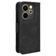Flip case for Infinix Hot 40i, Card Slot, black