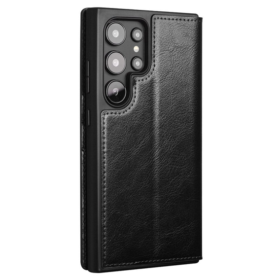 QIALINO Leather Wallet case with flap for Samsung Galaxy S24 Ultra