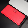 Flip case for Realme 11 Pro 5G / Pro+ 5G, Crazy Horse Wallet, red