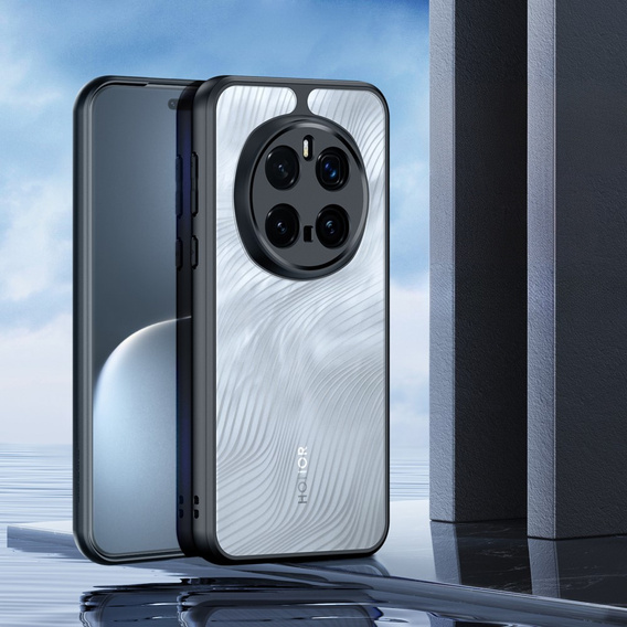 DuxDucis case for Honor Magic 7 Pro, Aimo case, transparent / black