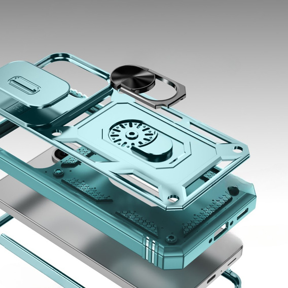 Case for Samsung Galaxy A56 5G, KickStand Camera Lens, green