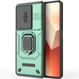 Case for Xiaomi Redmi Note 13 5G, KickStand Camera Lens, green
