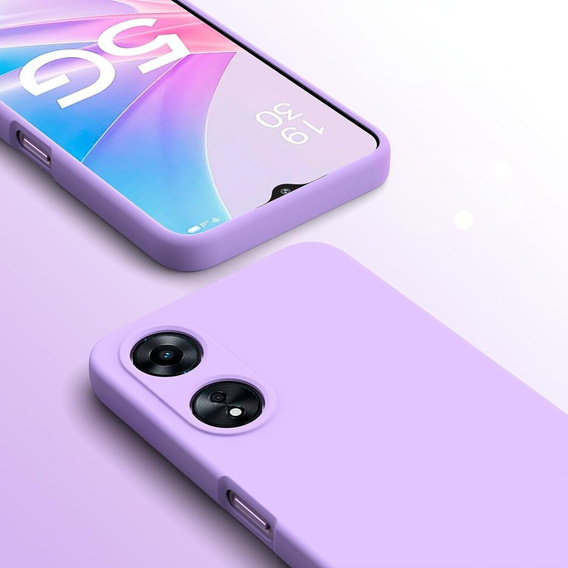 Case for Oppo A38 4G / Oppo A18 4G, Silicone Lite, purple