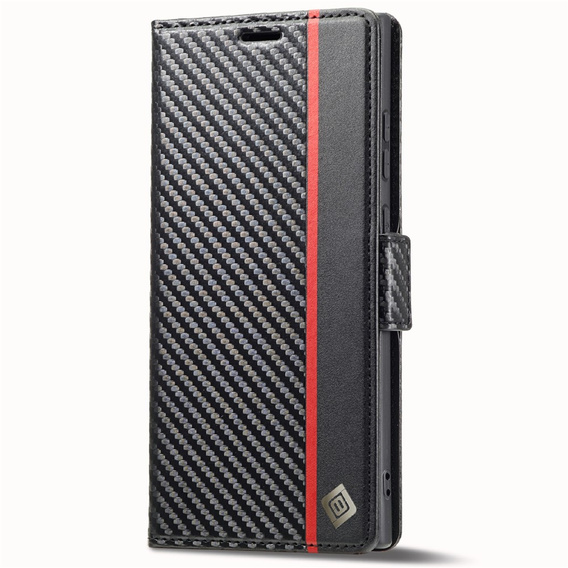 LC.IMEEKE Carbon flip case for Samsung Galaxy S26 Ultra, black