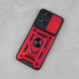 Case for Xiaomi Redmi 12, CamShield Slide, red