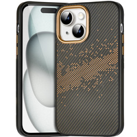 Case for iPhone 15, Milky Way, gold