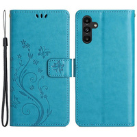 Flip case for Samsung Galaxy A55 5G, Wallet, Butterfly, purple