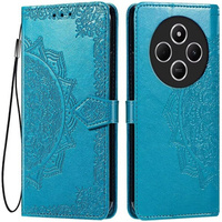 Flip case for Xiaomi Redmi 14C / Xiaomi Poco C75, Mandala, blue