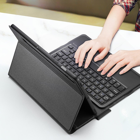 Case + keyboard Samsung Galaxy Tab S7 / S8, Dux Ducis Magnetic Keyboard, black