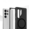 Case with frame for Samsung Galaxy S22 Ultra, for MagSafe, black