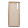 Case for Samsung Galaxy A13 5G, Electro heart, pink rose gold