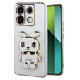 Case for Xiaomi Redmi Note 13 Pro 5G, Rabbit, white + 9H Tempered Glass