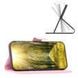 Flip case for Motorola Edge 40 Neo, Wallet, BINFEN COLOR, pink