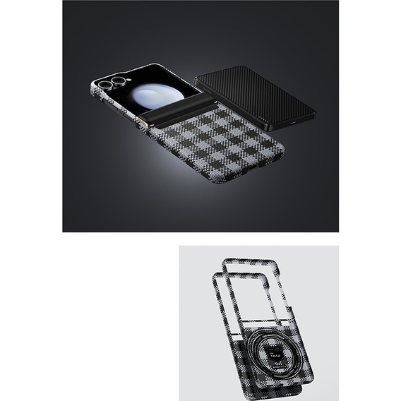 Benks Magnetic Armor Vichy Spin Kevlar 1000D BK48 case for Samsung Galaxy Z Flip7