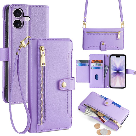 Flip case with zip pocket for iPhone 17