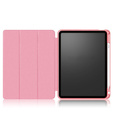 Case for iPad Air 4 2020 / Air 5 2022 10.9", Smartcase with stylus space, pink