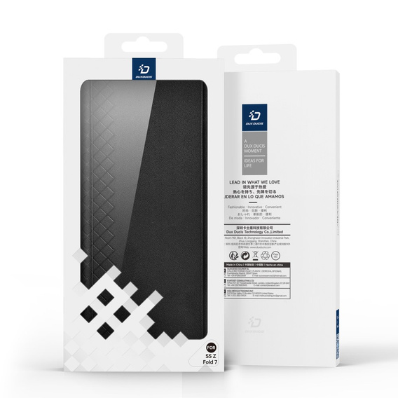 Case Dux Ducis for Samsung Galaxy Z Fold7 5G, Bril, black