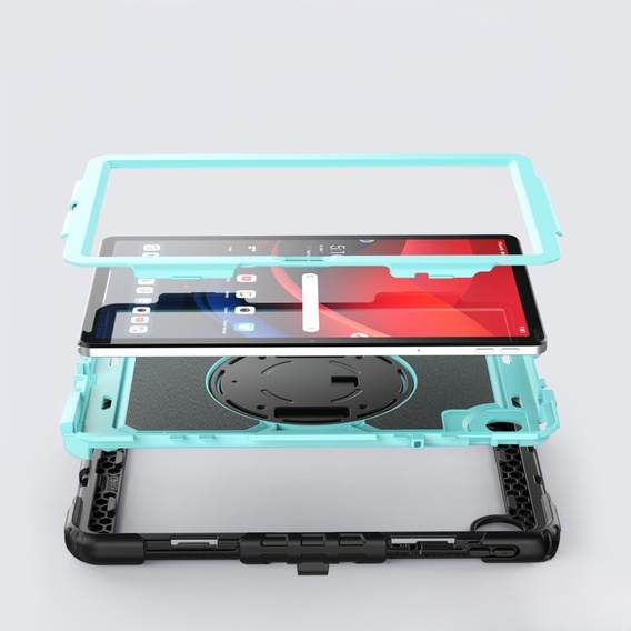 Armored Case for Lenovo Tab M11, protective 360 with stylus slot, blue