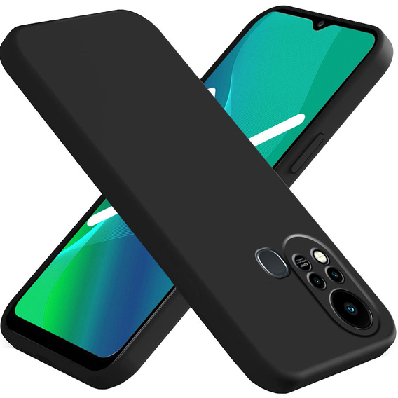 Case for Infinix Hot 11s, Silicone Lite, black