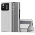 Case for Xiaomi Poco M4 Pro 4G, Clear View, silver