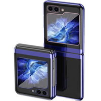 Case for Samsung Galaxy Z Flip7 FE / Z Flip6, PC Case, transparent / blue
