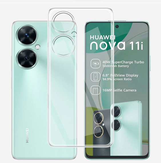 Thin Case for Huawei Nova 11i, Slim, transparent