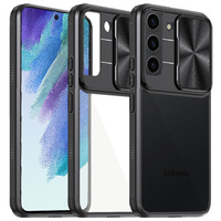 Case for Samsung Galaxy S21 FE, Slide Camera, black