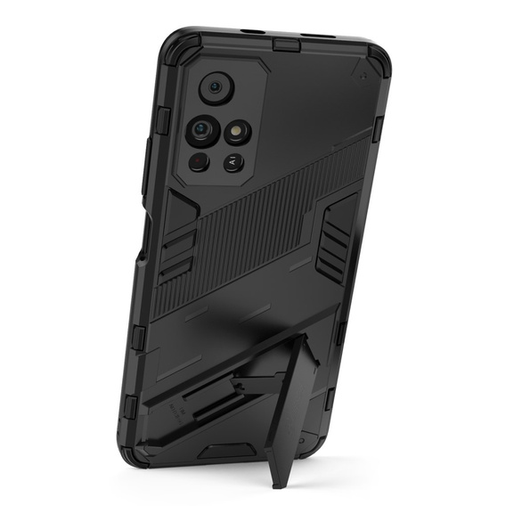 Case for Xiaomi Poco M4 Pro 5G / Note 11S 5G, Military kickstand, blue