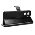 Flip case for Xiaomi Redmi 13C / Poco C65, Crazy Horse Wallet, black