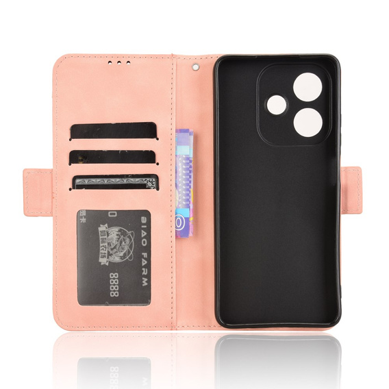 Flip case for Oppo A40 / Oppo A40m, Card Slot, pink