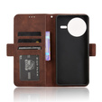 Flip case for Xiaomi Poco F7 Pro, Card Slot, brown