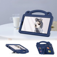 Children's case for Samsung Galaxy Tab A7 Lite 8.7 T220/T225, Cute Patterns, with stand, dark blue