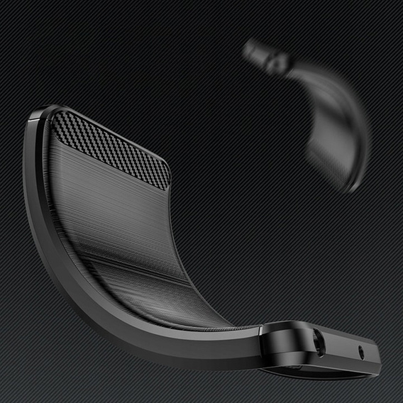 Case for Motorola Edge 40 Pro, Carbon, black