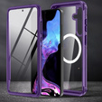 Case for Samsung Galaxy A55 5G, Shockproof, with glass, for MagSafe, purple