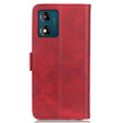Flip case for Motorola Moto E13, Wallet, red