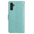 Flip case for Samsung Galaxy S23 FE, Butterfly, green