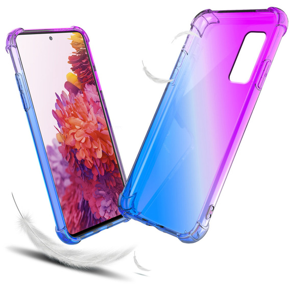 Case for Samsung Galaxy S20 FE, Gradient Dropproof, Purple / blue
