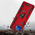 Armor Case for Motorola Moto G 5G Plus, Nox Case Ring, red
