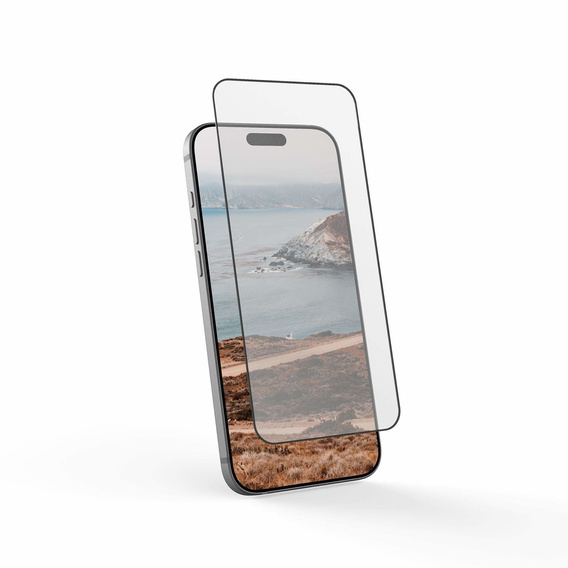 Urban Armor Gear tempered glass for iPhone 17 Pro Max, Glass Shield, with mounting frame