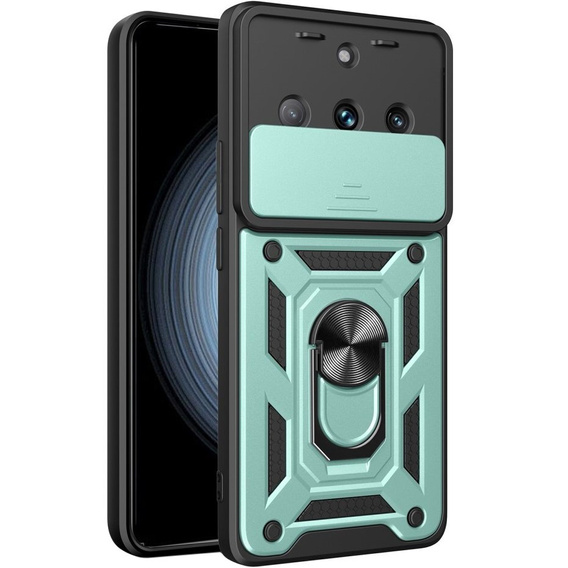 Case for Realme 11 Pro 5G / 11 Pro+ 5G, CamShield Slide, green